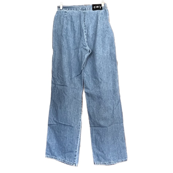 Vintage Y2K 90s LEI Sailor Button Front High Waisted Jeans Juniors Size 9 EUC - Picture 2 of 10